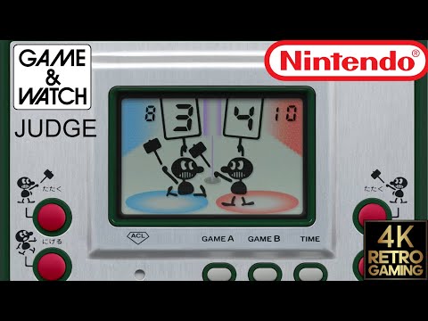 Judge Nintendo Game & Watch 4k Gameplay - YouTube