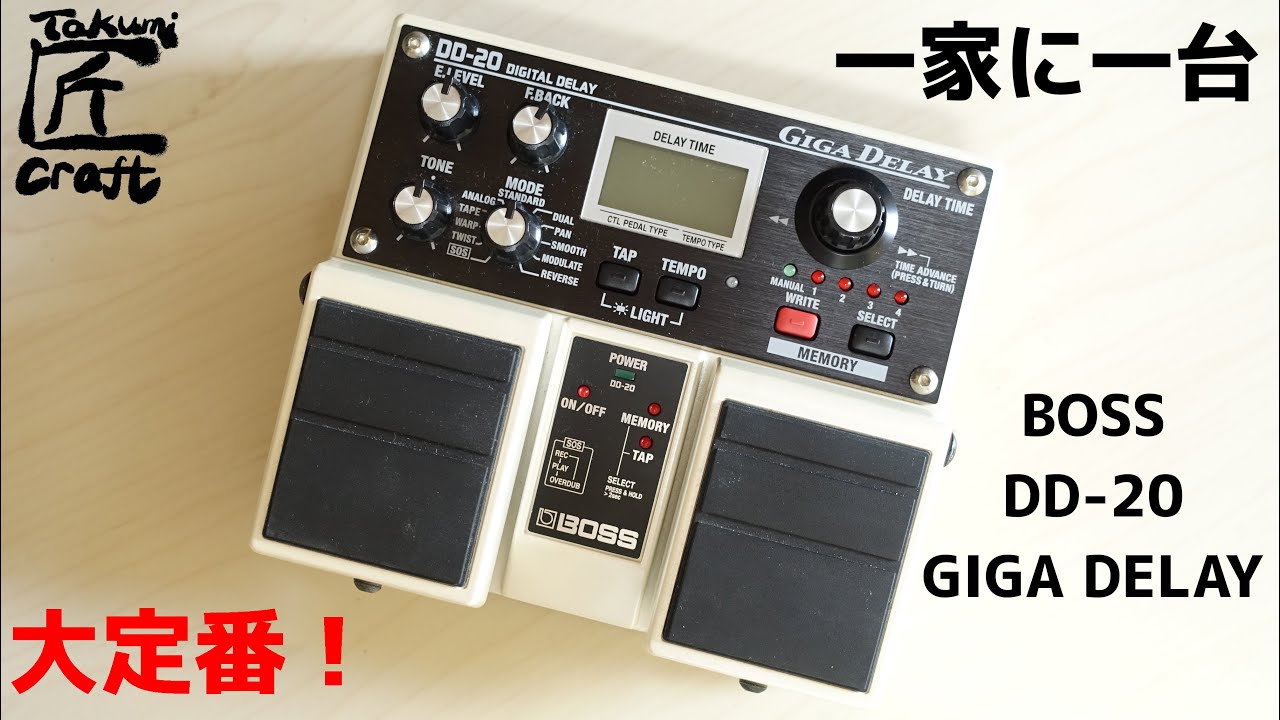 BOSS DD-20 - YouTube