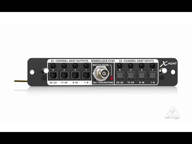 Behringer X32用 ワードクロック拡張カード X-ADAT X32 【公式通販】