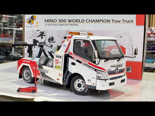 1:18 HINO 300 WORLD CHAMPION Tow Truck By TINY DieCast Model