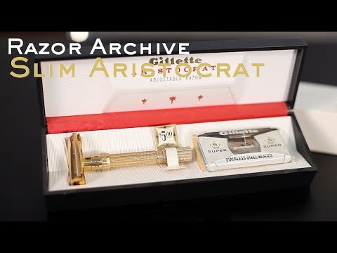 Razor Archive Series: Gillette Slim Aristocrat Adjustable Double
