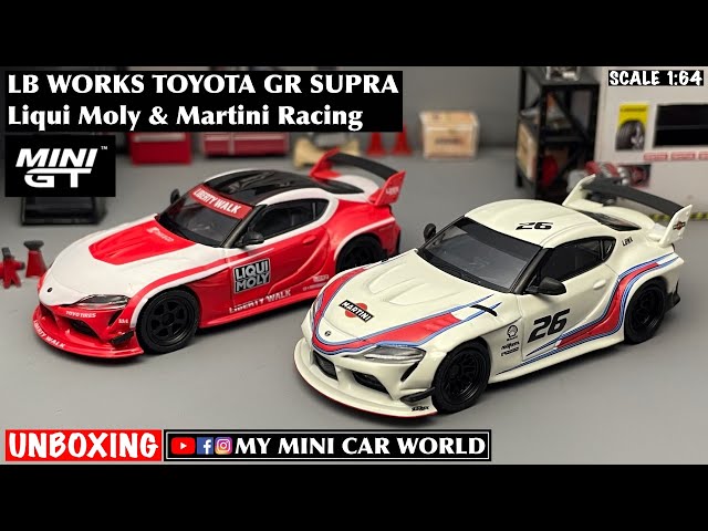 MY MINI CAR WORLD】UNBOXING MINI GT 1/64 LB WORKS TOYOTA GR SUPRA