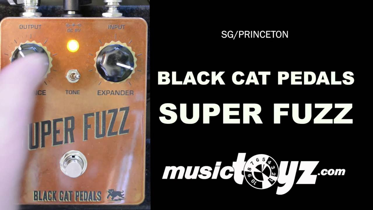 Black Cat Super Fuzz guitar pedal - YouTube