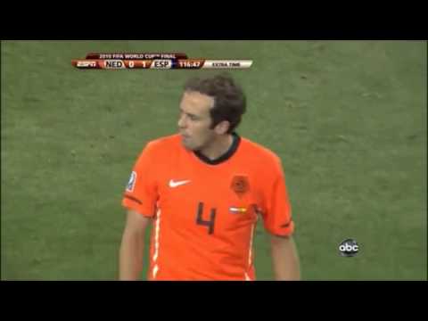 W杯2010・決勝：オランダvsスペイン戦 イニエスタ決勝ゴール - YouTube