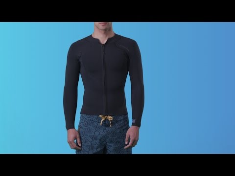 Patagonia Men's R1® Lite Yulex® Front-Zip Long-Sleeved Top - YouTube