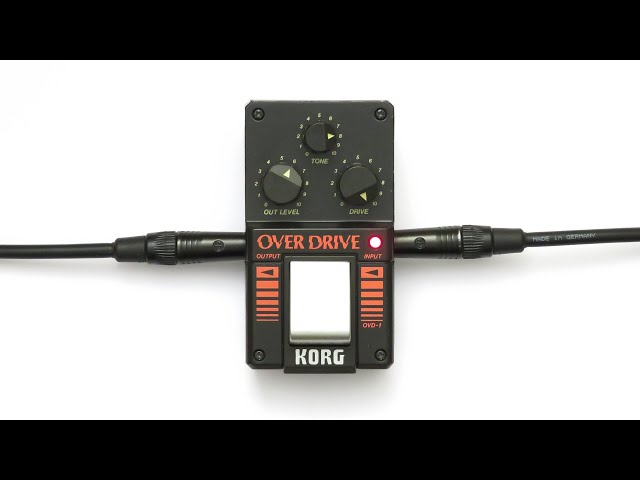 KORG OVD-1 Over Drive Demo - YouTube