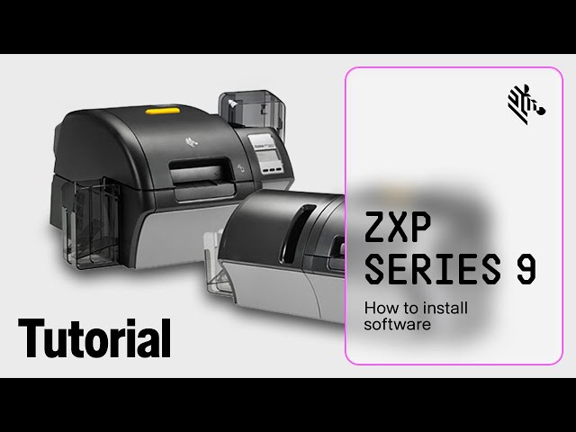 Zebra ZXP 9 How To: Install Software - YouTube