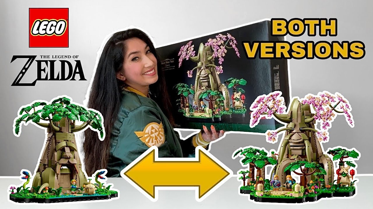 LEGO Legend of Zelda 2 in 1 Great Deku Tree Review - YouTube