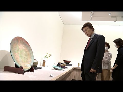 江戸時代から伝わる虫明焼 重要無形文化財保持者の作家・黒井千左さん