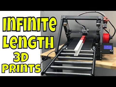 Infinite Length 3D Prints on Creality CR-30 - Naomi Wu's Printmill