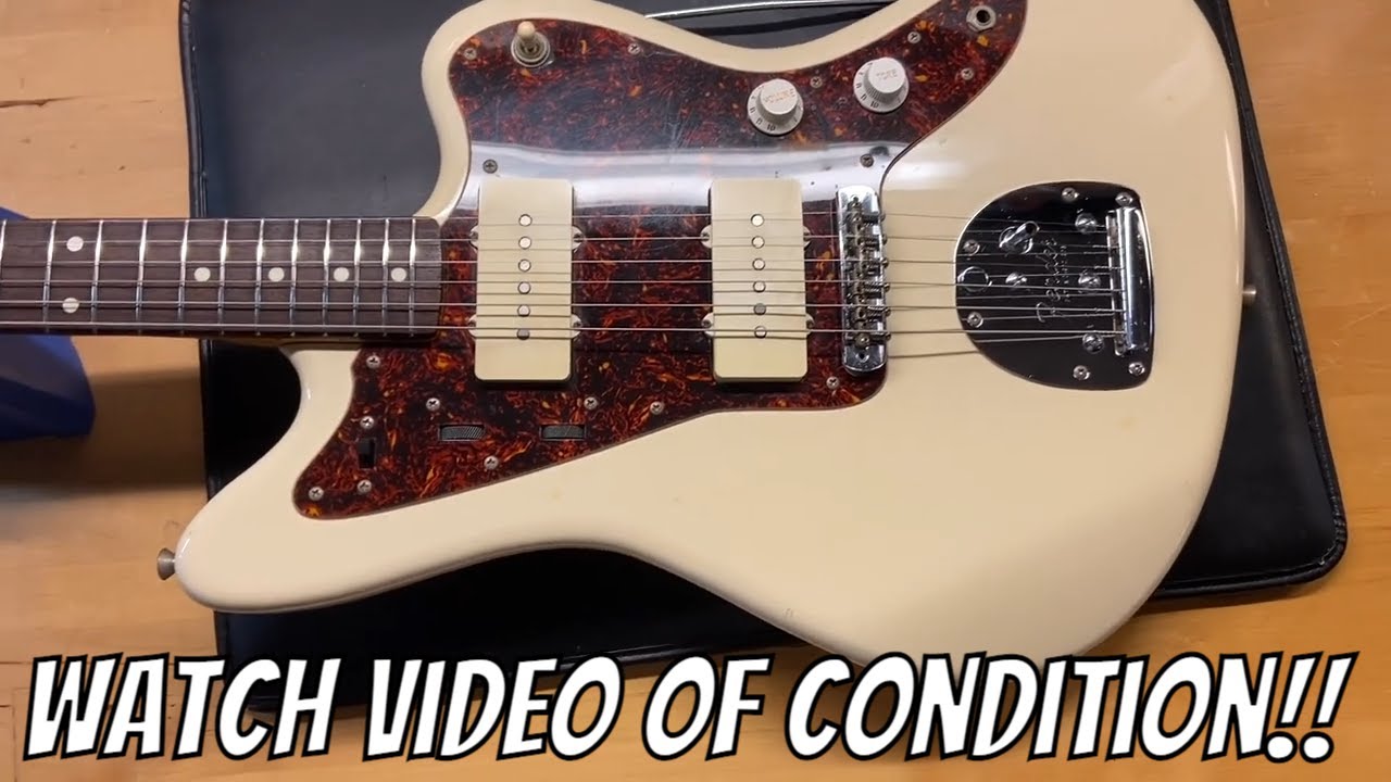 1999 Fender CIJ Japan JM66 '66 Reissue Jazzmaster Vintage White