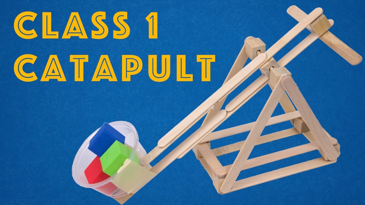 Young Engineers: Class 1 Catapult - Easy and Fun DIY STEM Project