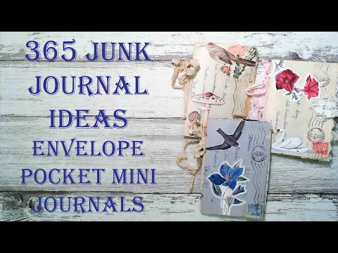 Day 19 of 365 Days of Junk Journal Ideas - How To Make Envelope
