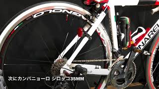 オルベア オルカ ブロンズ ホイールはカンパのシロッコ装着 オルベア