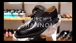 チャーチ SHANNON(シャノン)プレーントゥ ブラック ポリッシュド