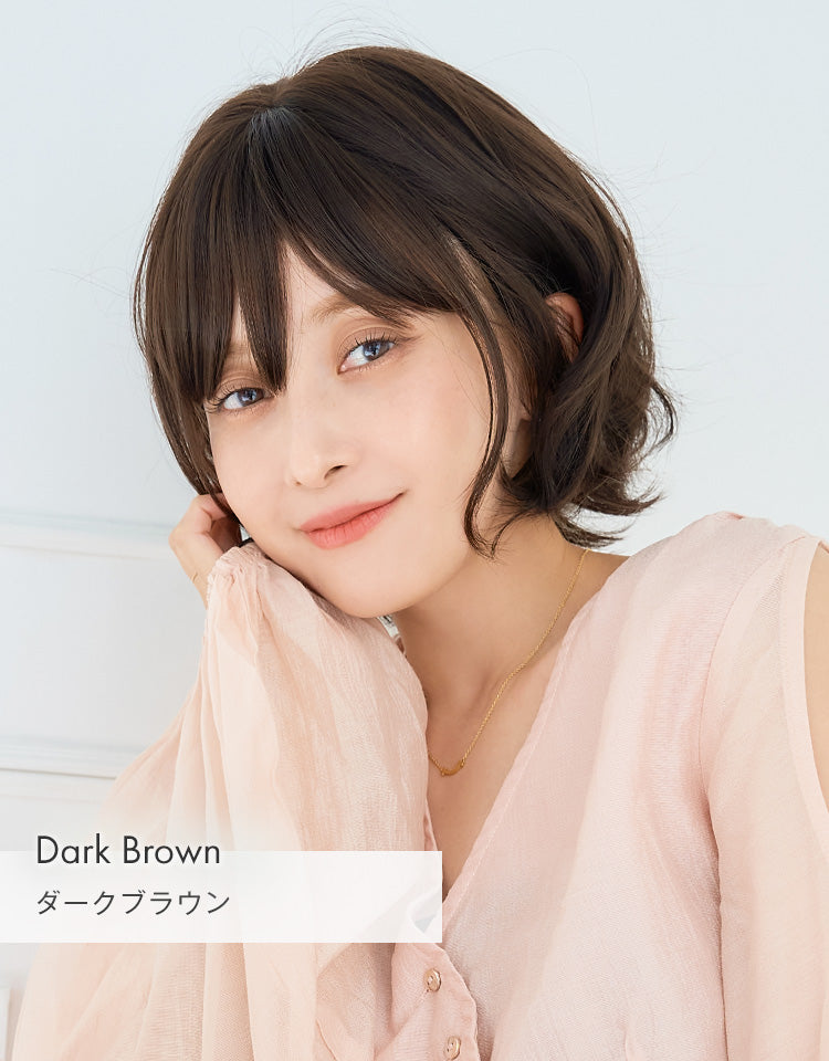 ラテショート フルウィッグ ショート｜リネアストリア