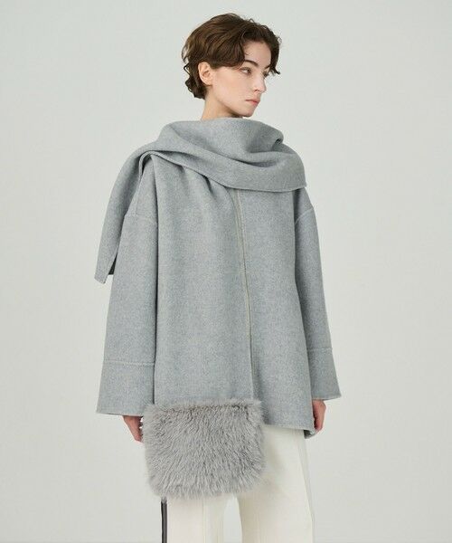 セール】 フードストールリバーコート （ポンチョ）｜GRACE