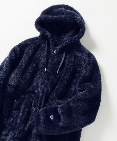 セール】 【SHIPS any別注】Champion: シェルパフリース ボア フード