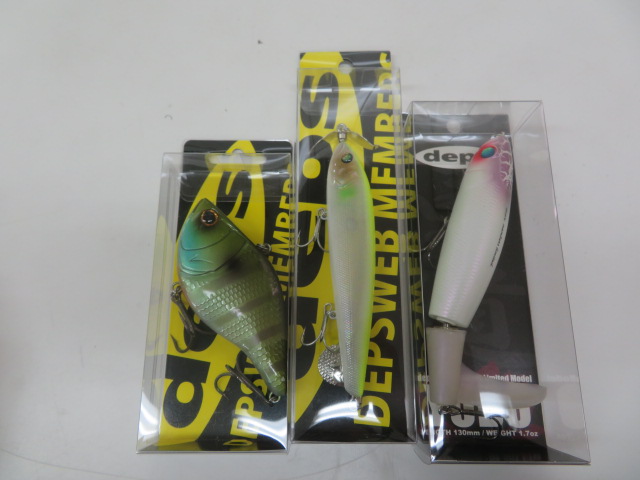 deps ルアー33個セット 多様なモデルとカラー deps ルアー33個セット
