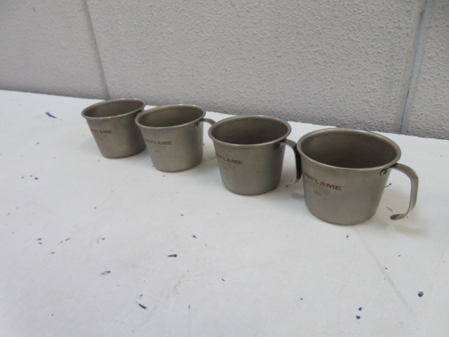 チタンマグ 260 4個セット | アウトドア用品・アウトドアグッズの中古