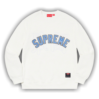Buy Supreme Kanji Logo Crewneck 'White' - SS20SW64 WHITE | GOAT
