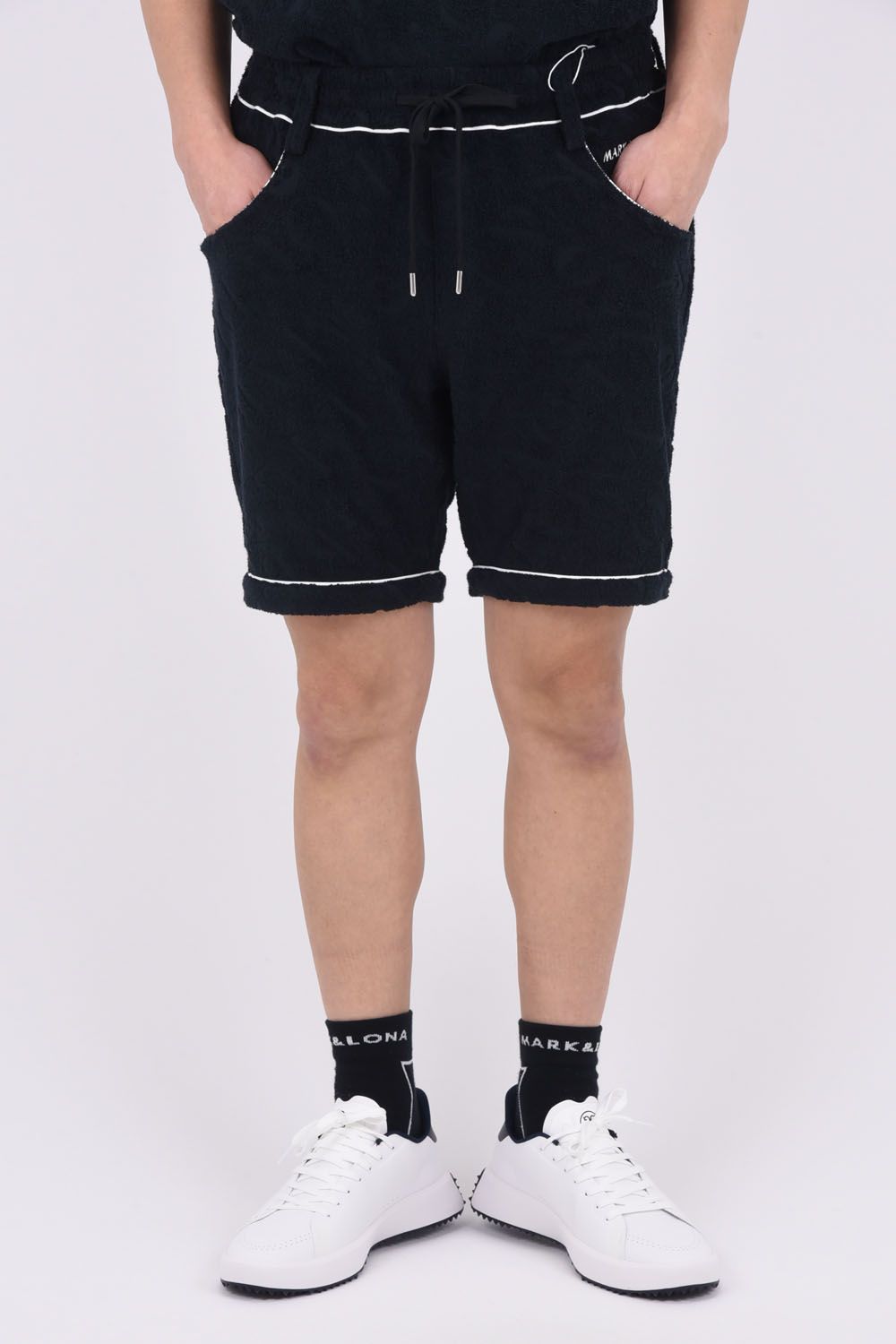 新品タグ付き✨MARK & LONA ブラック ノースリーブ S 2024SS 新品タグ