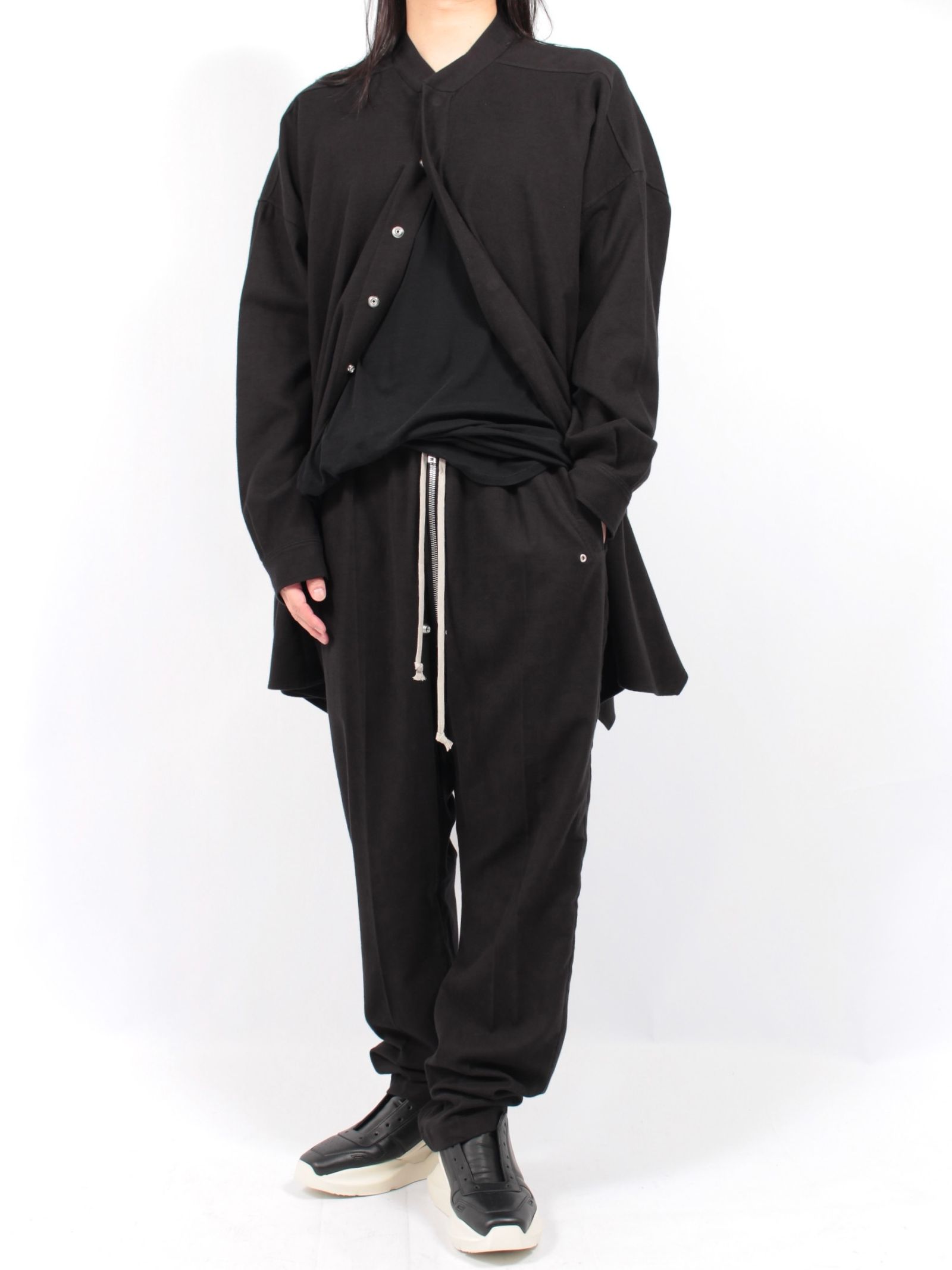 RICK OWENS - 【24AW】オーバーサイズ スナップ カラー ファウン