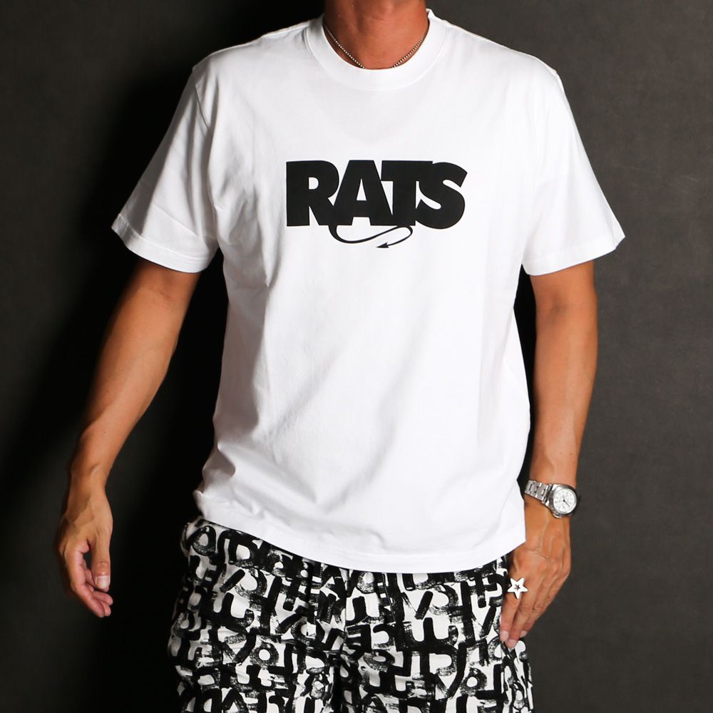 RATS - BOX LOGO WAY OF LIFE TEE - WHITE / Tシャツ / 24'SPT-0801