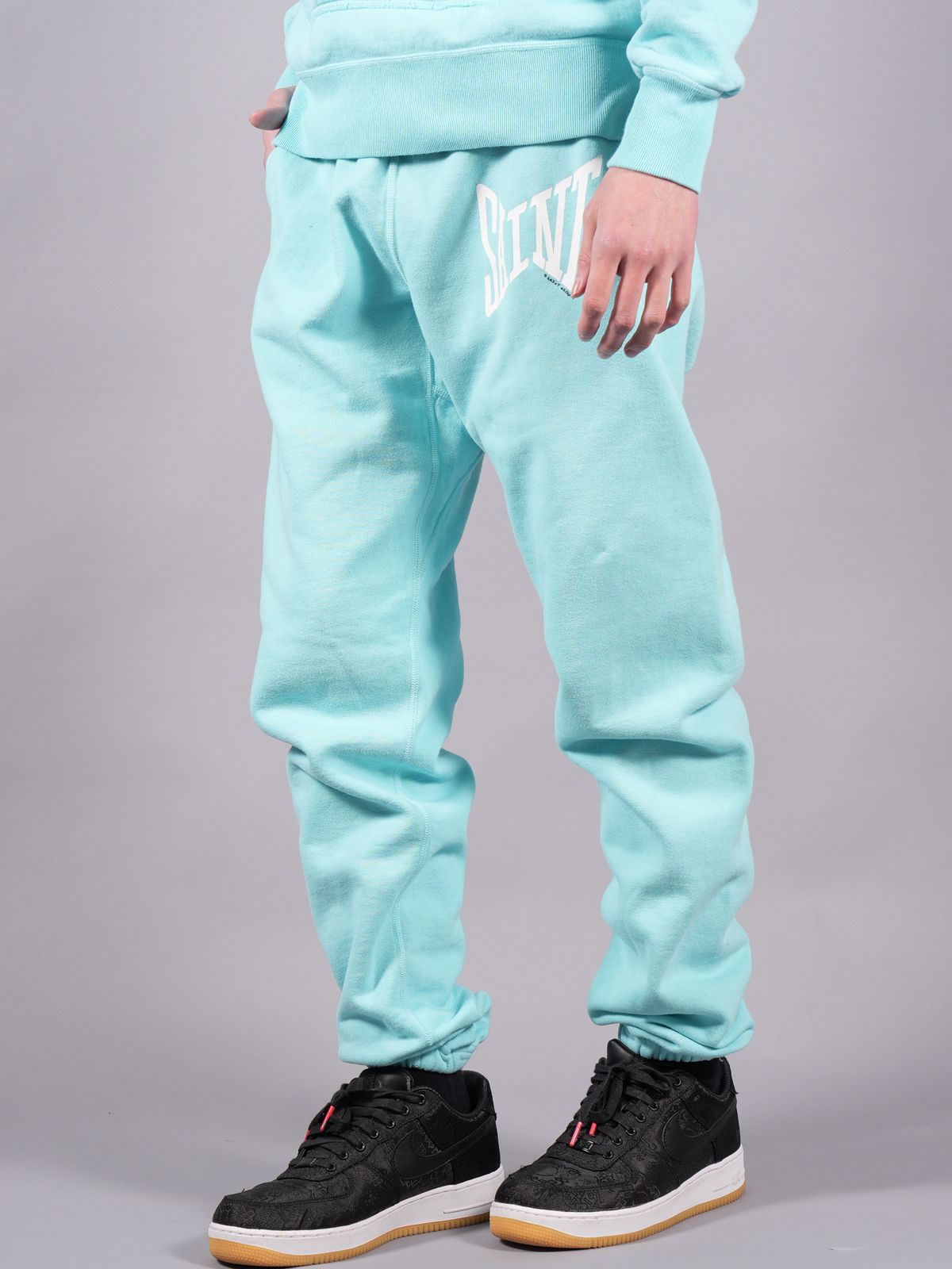 ballaholic パンツ M 水色 Basic Zip Shorts (blue/white