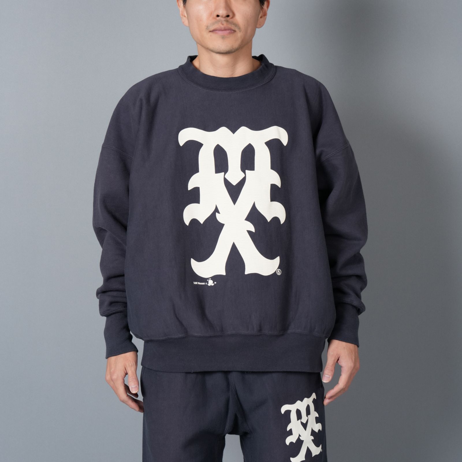 SAINT M×××××× - 【ラスト1点】SM-YS1-0000-033 / CREW SWT / MX