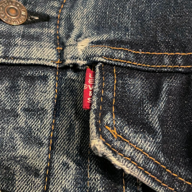 60s Levi's 70505 Big E 4th Type ブランケットライナー USA製