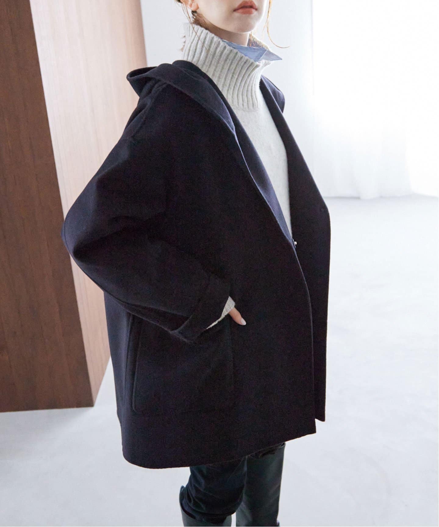 HAMILTONダブルフェイスフードコート（その他ブルゾン／アウター