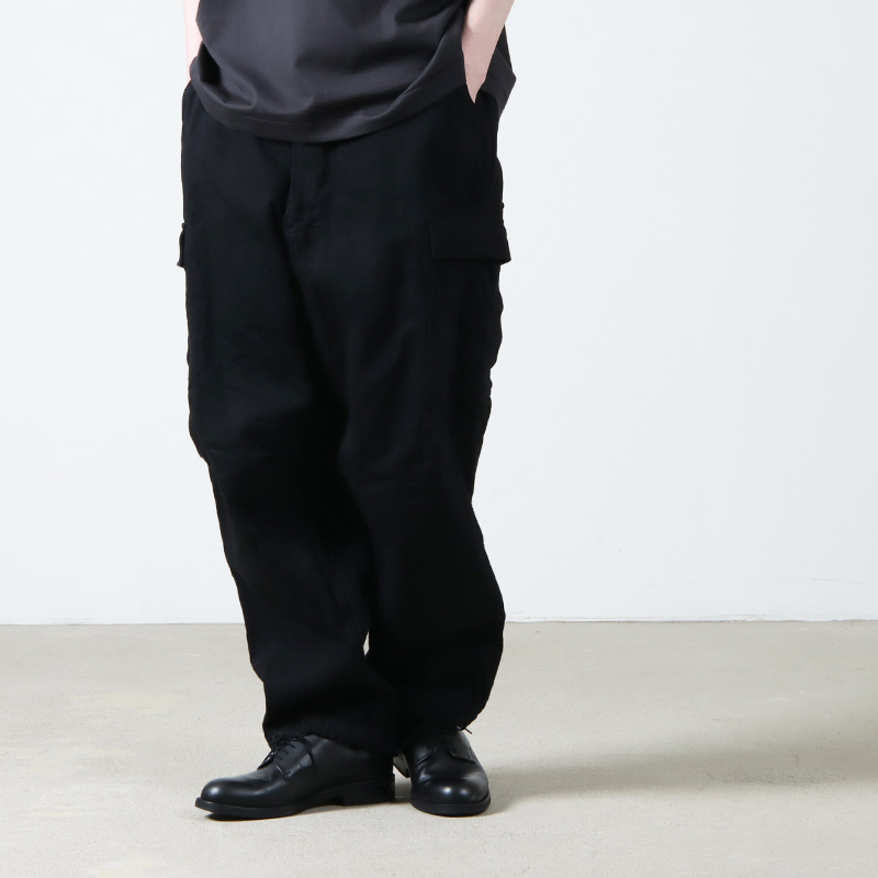 COMOLI (コモリ) ブラックデニム B.D.Uパンツ