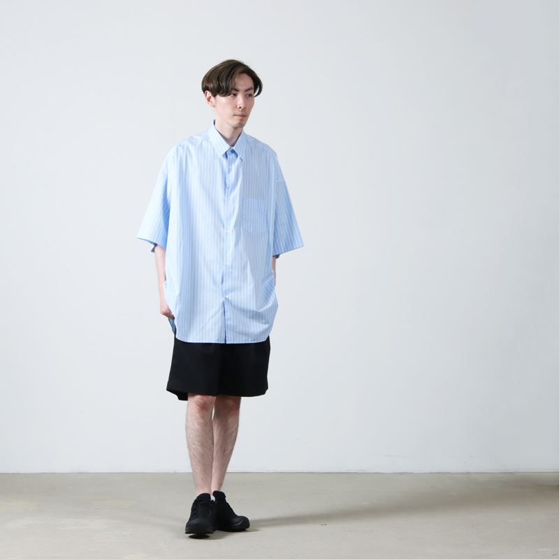 Graphpaper (グラフペーパー) Solotex Twill Wide Chef Shorts / ソロ