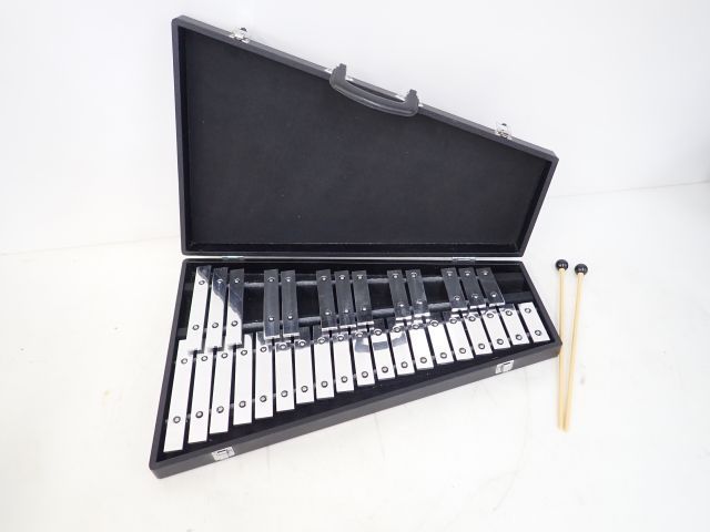 Saito サイトウ グロッケン 鉄琴 32鍵 ハードケース マレット付
