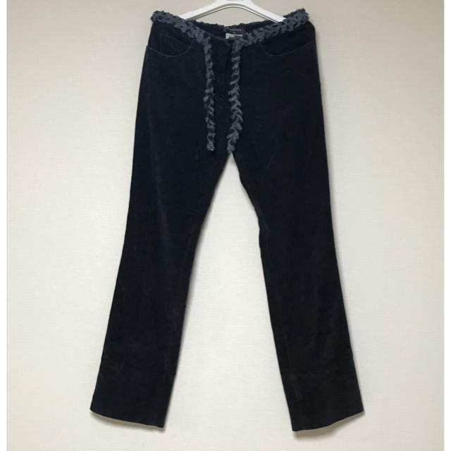 CHANEL CHANELベロアパンツ シャネル ココマーク ベロア パンツ CHANEL