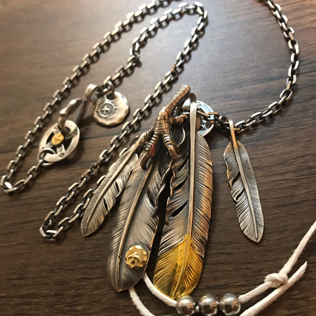 ゴローズ ゴローズ goro's 金爪メタル付き特大上銀縄TQ特大コンビ大メタル