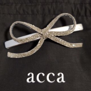 acca アッカ アンジェラ リボン バレッタ acca - acca アッカ リボン