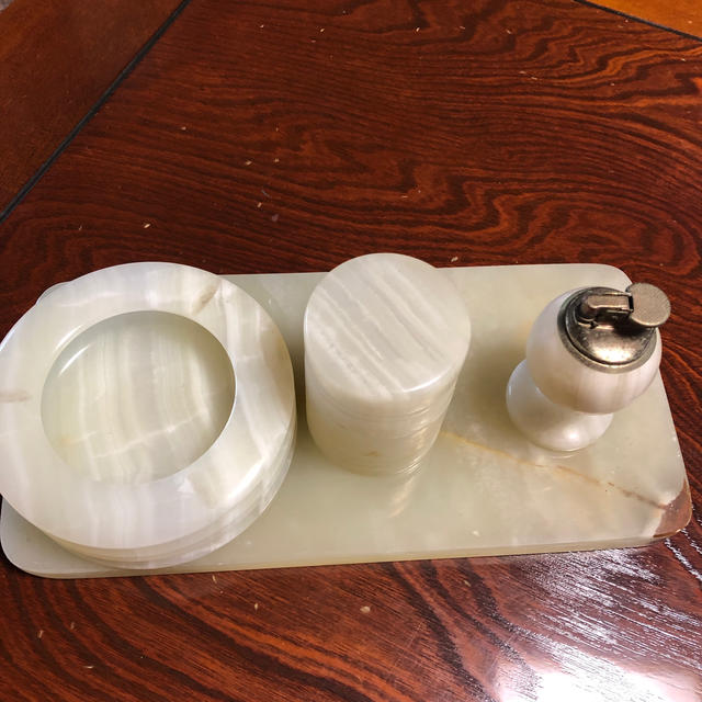 大理石 灰皿セットの通販 by ゆきりん's shop｜ラクマ