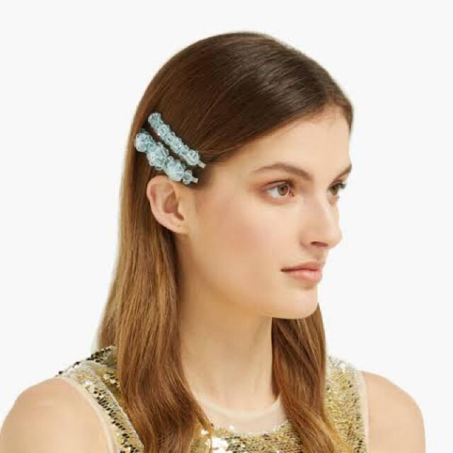 ❤︎Simone rocha完売クリスタルヘアピン❤︎ブルー❤︎シモーネロシャ