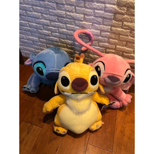 スティッチ エンジェル ルーベン ぬいぐるみ Disney stanDs スティッチ