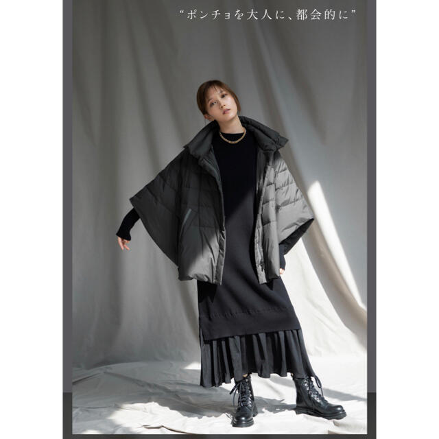 nano・universe - 【新品】西川ダウン/スタンドポンチョダウンの通販