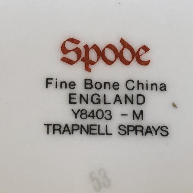 スポード トラップネルスプレイズ カップ&ソーサー spode 英国製 2284