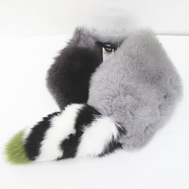 FENDI フェンディ ストール ファー スカーフ ショール ティペット