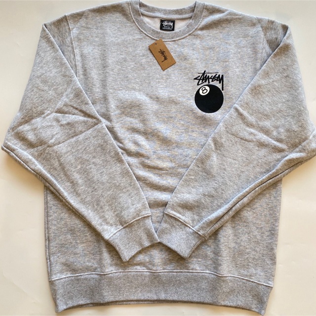 STUSSY - 【Sサイズ】新品 タグ付き stussy 8ボール スウェット グレー
