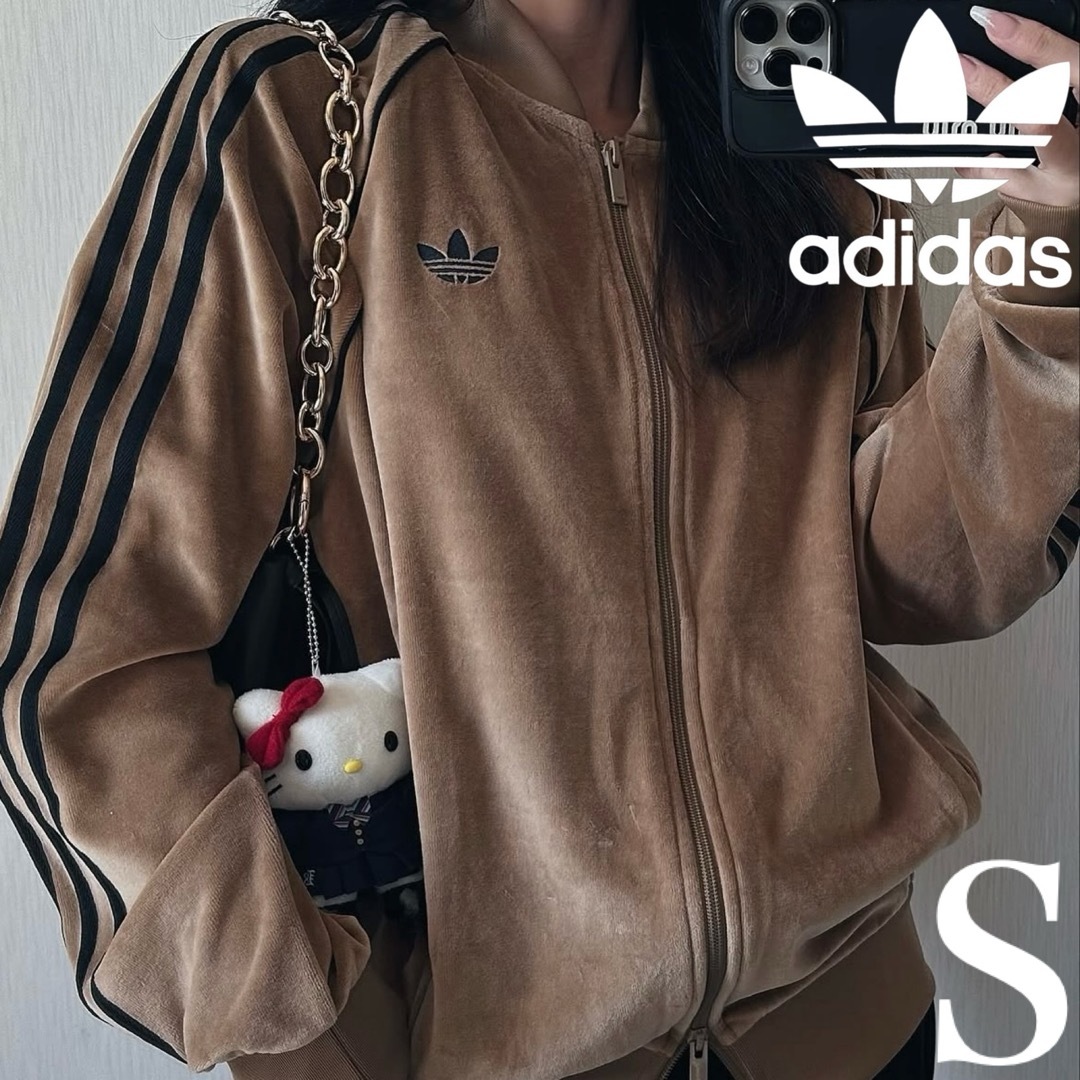 adidas Originals - 新品S⭐️adidas アディカラー ブラウン ベロア