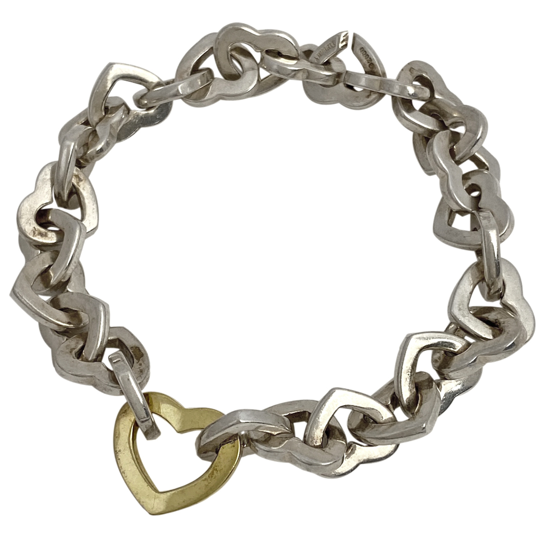 TIFFANY&Co. ハートリンク 2000 ブレスレット 925 750 TIFFANY&Co