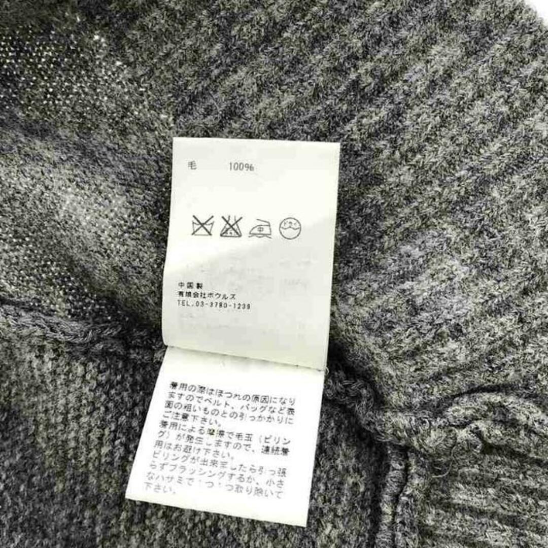 HYKE - HYKE / ハイク | ウール ニット ポンチョ | 1 | グレー