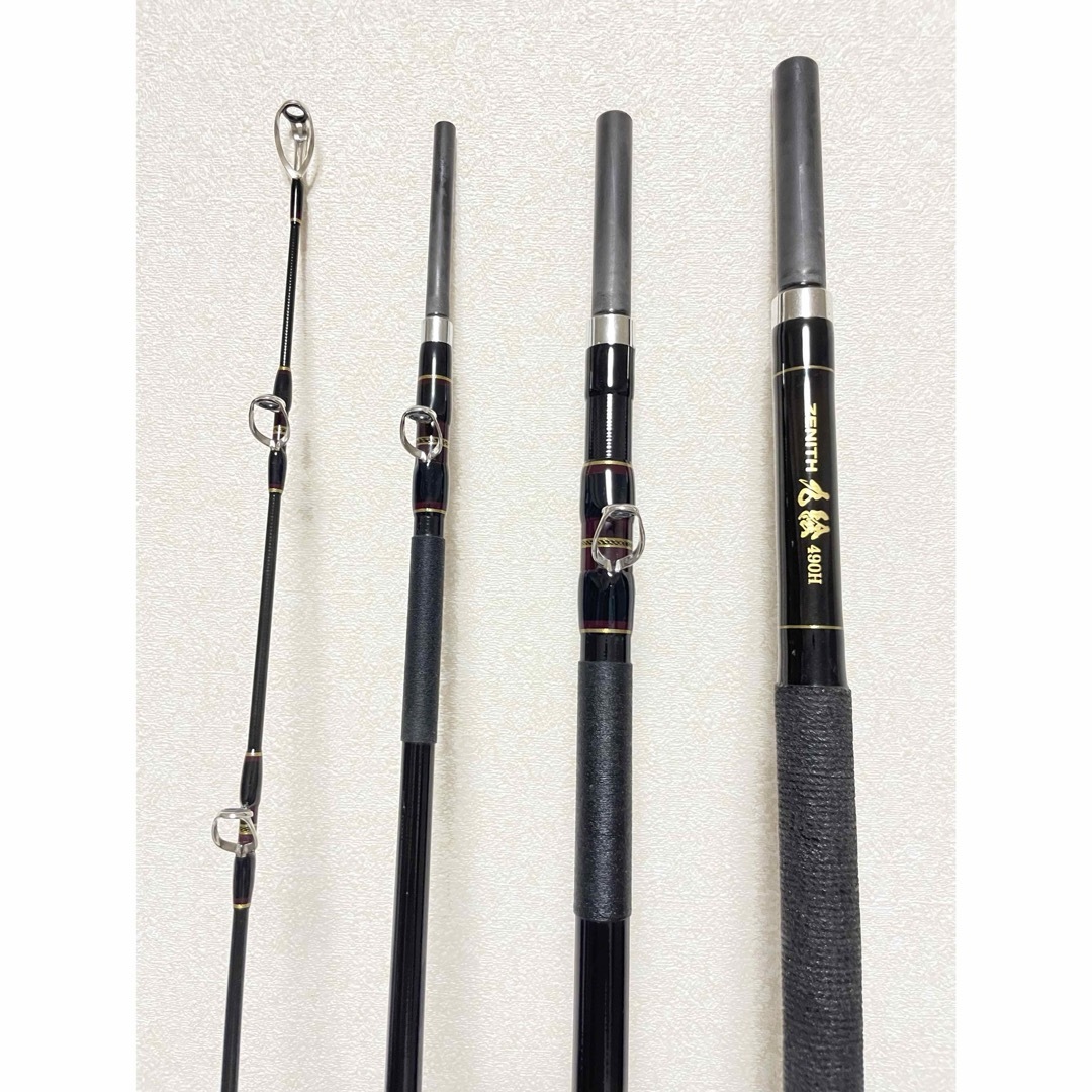ZENITH - 廃盤極美品 ZENITH 九絵 490H クエ竿 石鯛竿 クエ 石鯛 底物