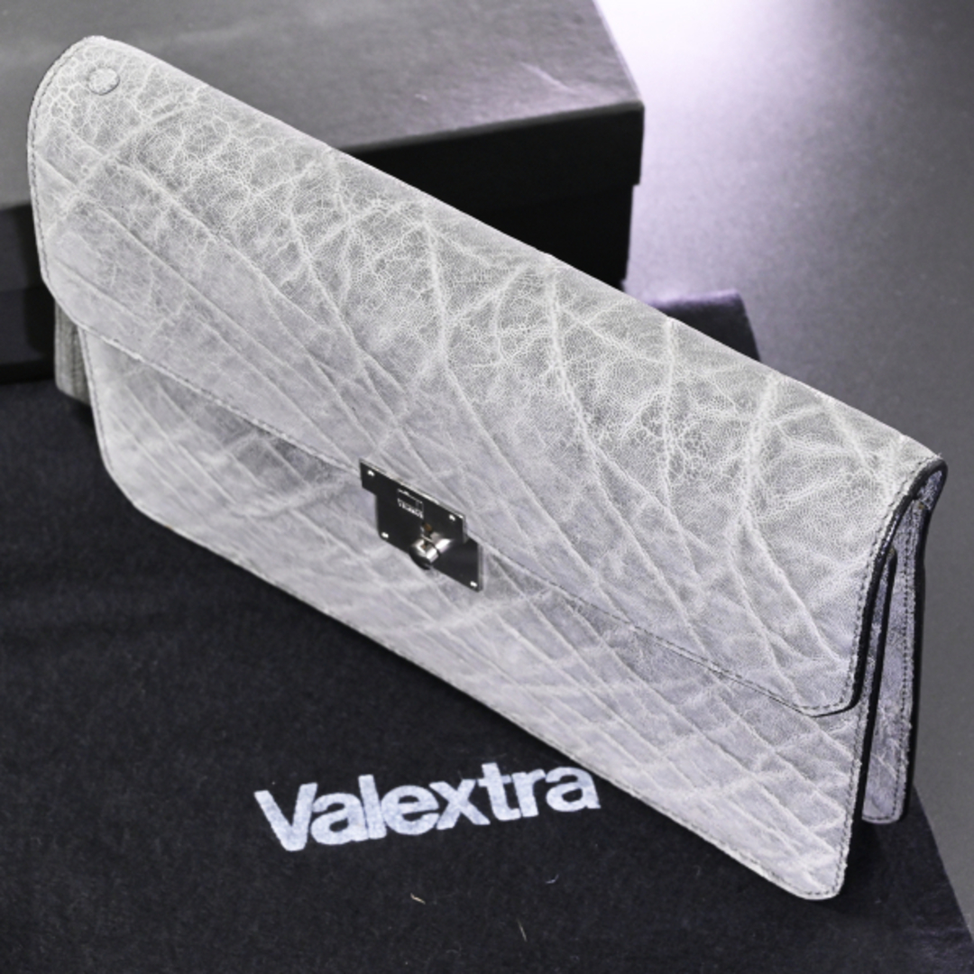 Valextra - 本物 新品 ヴァレクストラ 極希少 総象革 エレファント